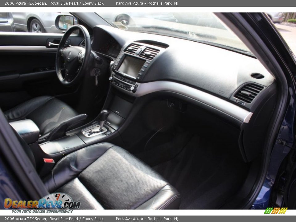 2006 Acura TSX Sedan Royal Blue Pearl / Ebony Black Photo #27