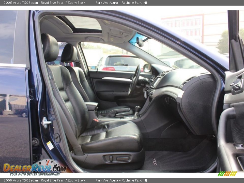 2006 Acura TSX Sedan Royal Blue Pearl / Ebony Black Photo #28