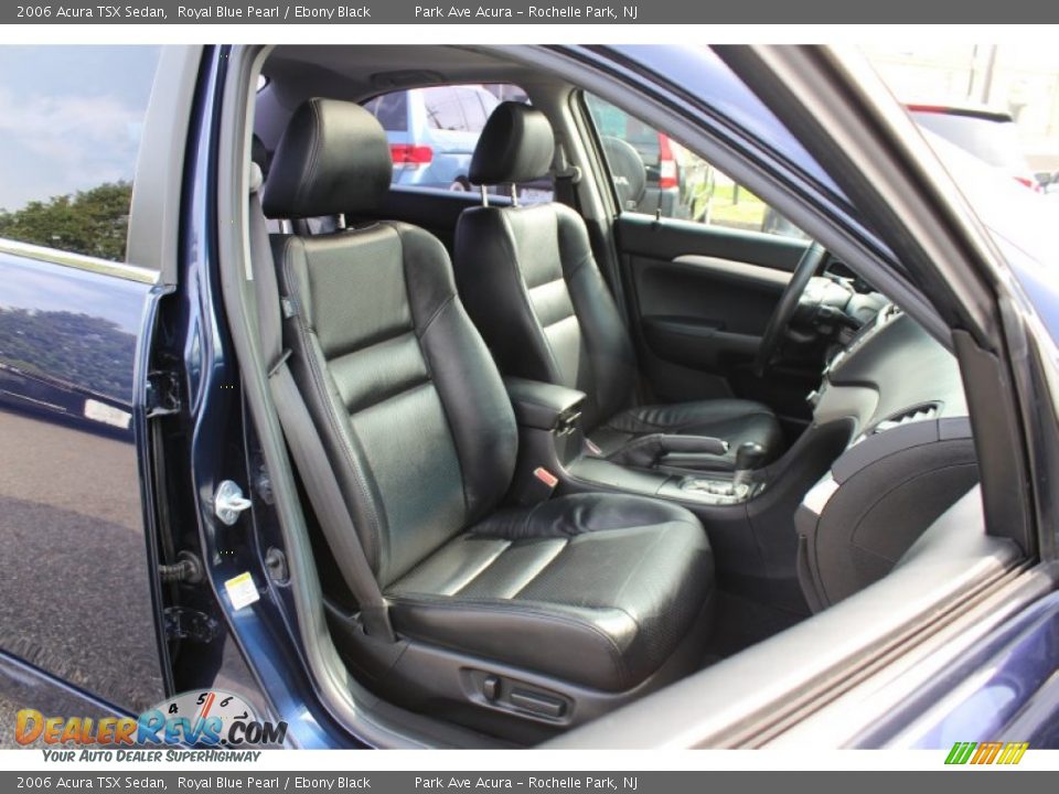 2006 Acura TSX Sedan Royal Blue Pearl / Ebony Black Photo #29