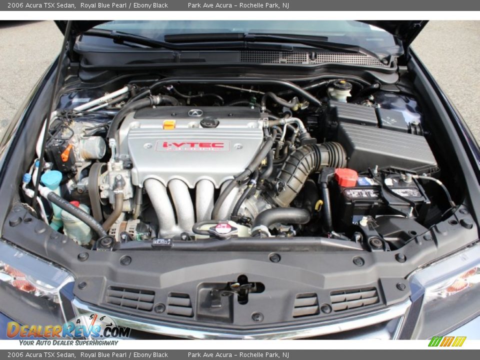 2006 Acura TSX Sedan Royal Blue Pearl / Ebony Black Photo #30