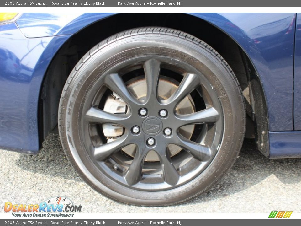2006 Acura TSX Sedan Royal Blue Pearl / Ebony Black Photo #32