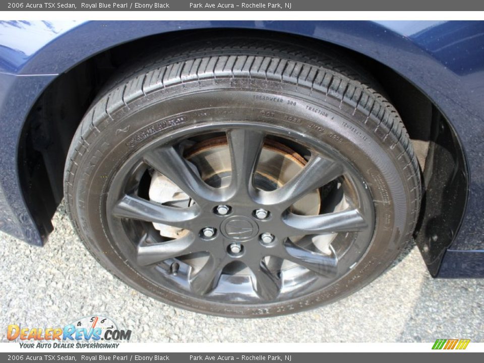 2006 Acura TSX Sedan Royal Blue Pearl / Ebony Black Photo #33