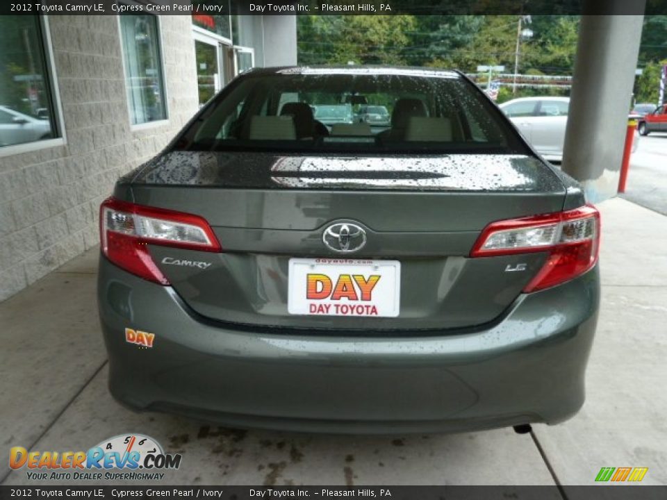 2012 Toyota Camry LE Cypress Green Pearl / Ivory Photo #3