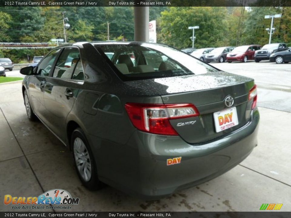 2012 Toyota Camry LE Cypress Green Pearl / Ivory Photo #4