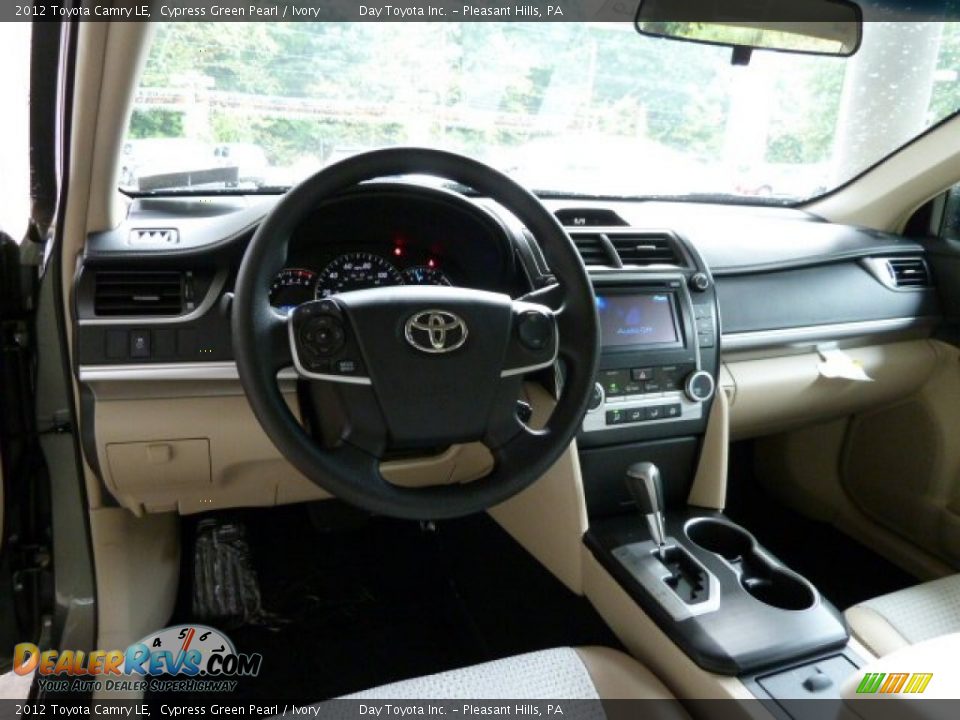 2012 Toyota Camry LE Cypress Green Pearl / Ivory Photo #10