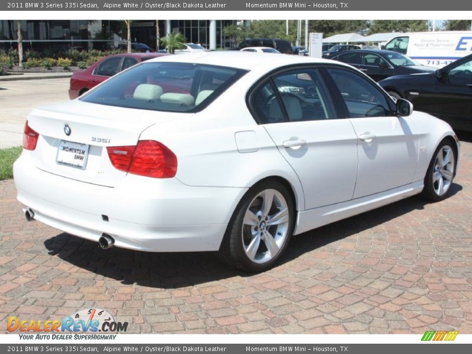 2011 BMW 3 Series 335i Sedan Alpine White / Oyster/Black Dakota Leather Photo #11