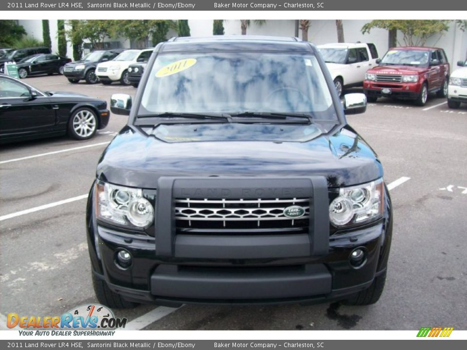 2011 Land Rover LR4 HSE Santorini Black Metallic / Ebony/Ebony Photo #4