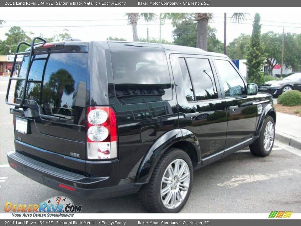 2011 Land Rover LR4 HSE Santorini Black Metallic / Ebony/Ebony Photo #5
