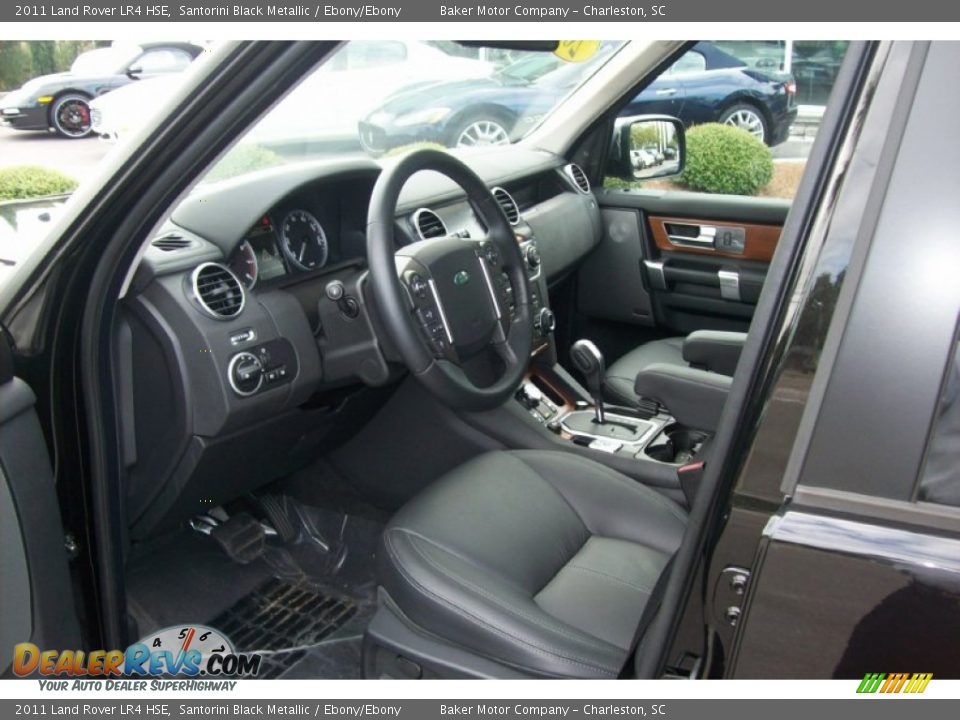 2011 Land Rover LR4 HSE Santorini Black Metallic / Ebony/Ebony Photo #8