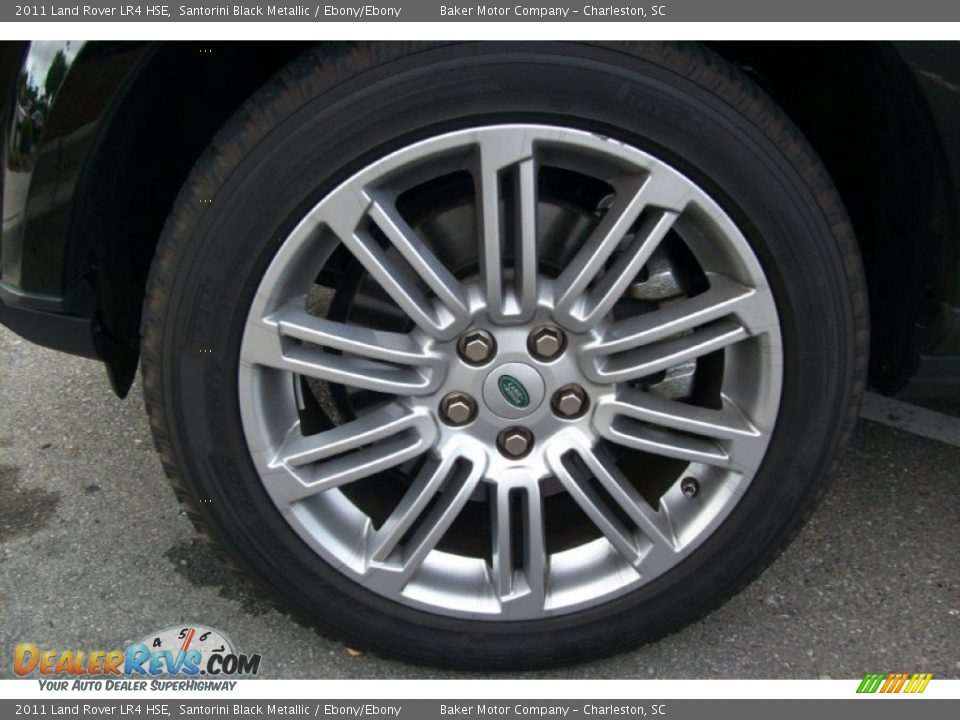 2011 Land Rover LR4 HSE Santorini Black Metallic / Ebony/Ebony Photo #11