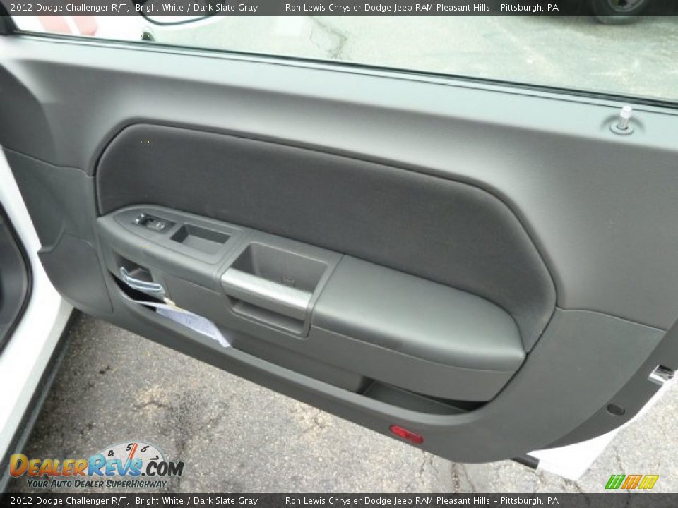 2012 Dodge Challenger R/T Bright White / Dark Slate Gray Photo #15