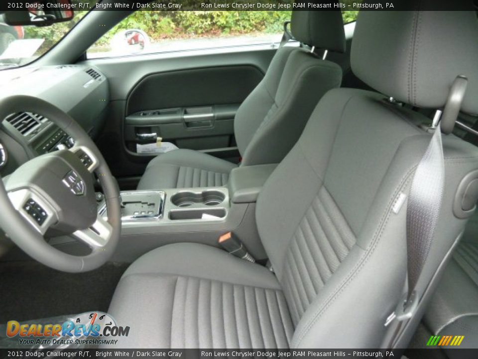 Dark Slate Gray Interior - 2012 Dodge Challenger R/T Photo #17