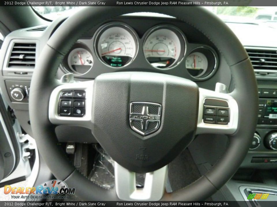2012 Dodge Challenger R/T Steering Wheel Photo #22