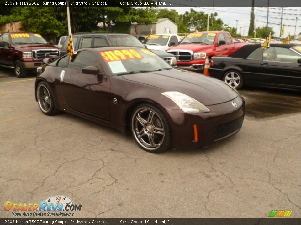 2003 Nissan 350Z Touring Coupe Brickyard / Charcoal Photo #6