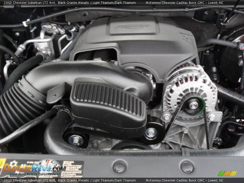 2012 Chevrolet Suburban LTZ 4x4 5.3 Liter OHV 16-Valve Flex-Fuel V8 Engine Photo #30