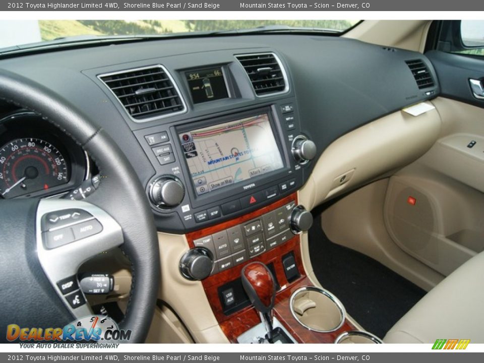 Dashboard of 2012 Toyota Highlander Limited 4WD Photo #6