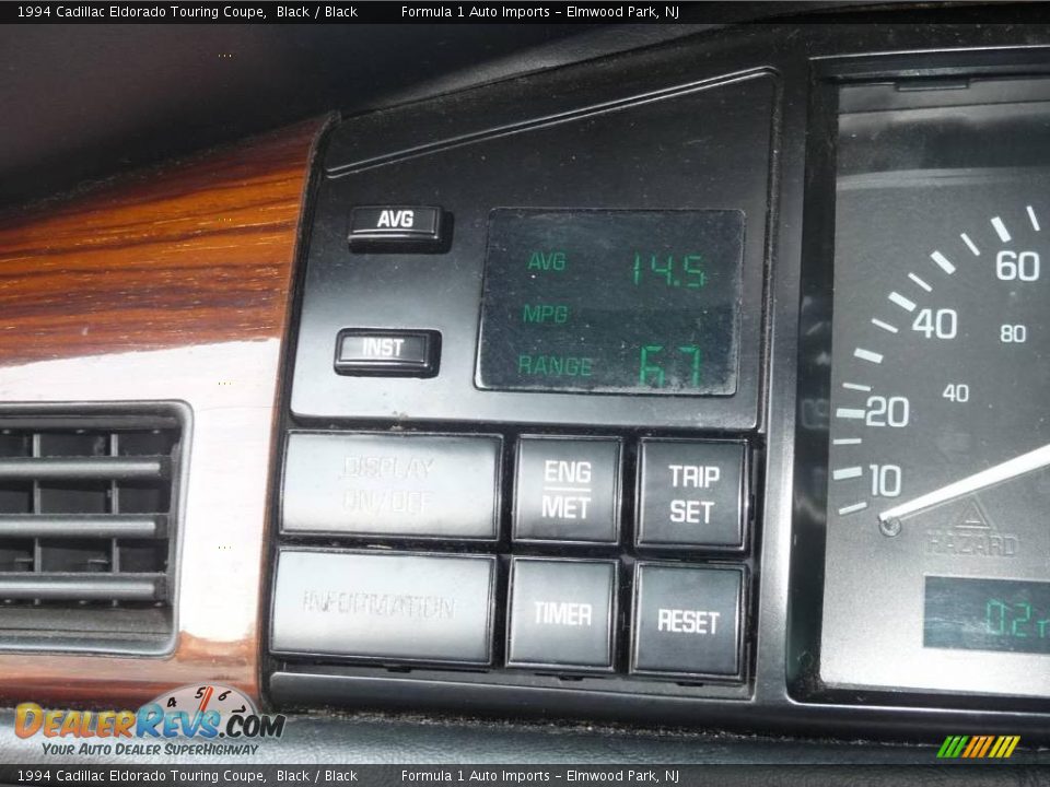 1994 Cadillac Eldorado Touring Coupe Black / Black Photo #24
