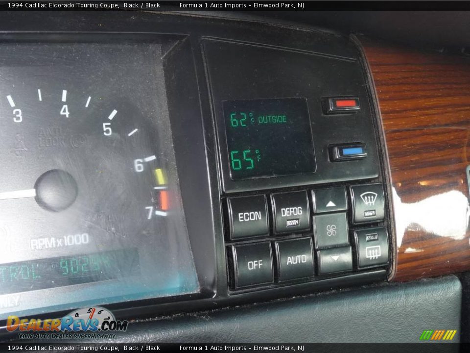 1994 Cadillac Eldorado Touring Coupe Black / Black Photo #25