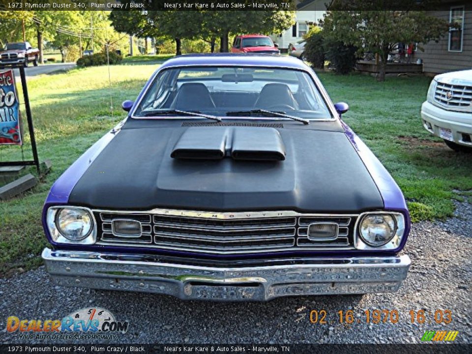 1973 Plymouth Duster 340 Plum Crazy / Black Photo #4
