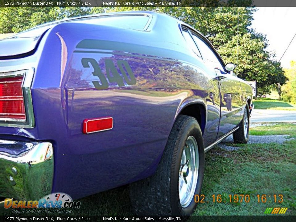 1973 Plymouth Duster 340 Plum Crazy / Black Photo #10