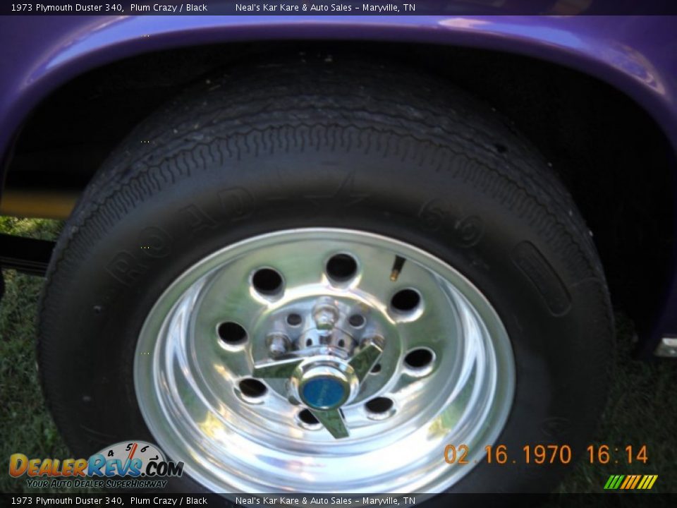 1973 Plymouth Duster 340 Plum Crazy / Black Photo #14