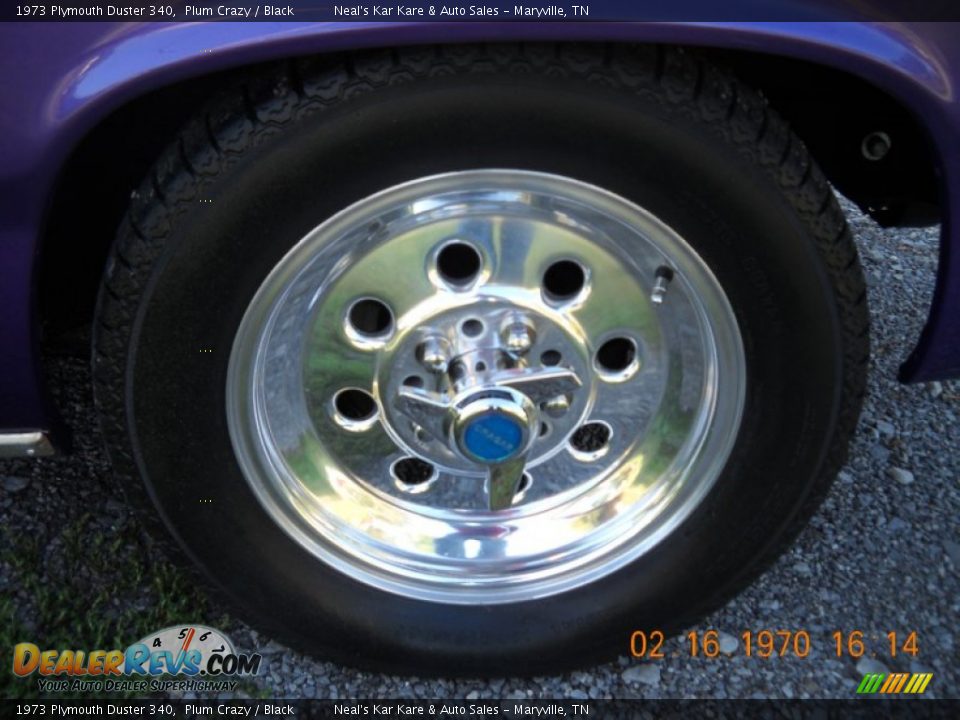 1973 Plymouth Duster 340 Plum Crazy / Black Photo #15