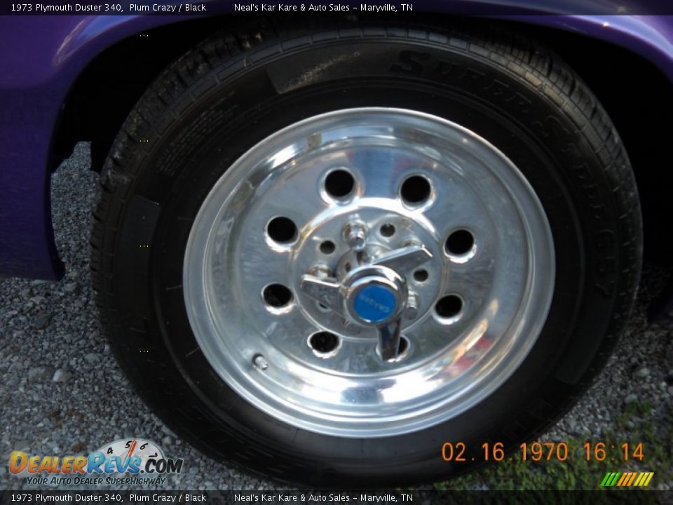 1973 Plymouth Duster 340 Plum Crazy / Black Photo #16