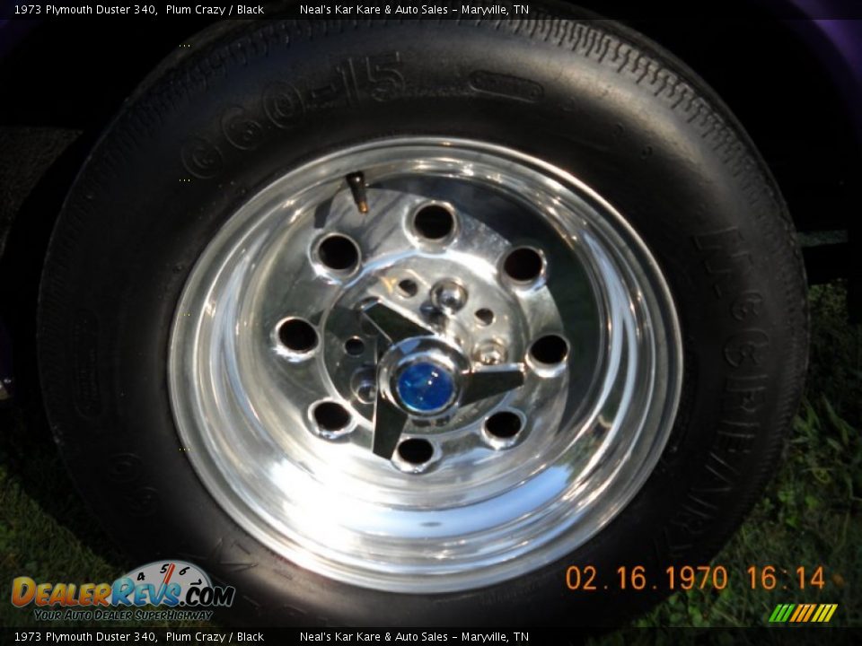 1973 Plymouth Duster 340 Plum Crazy / Black Photo #17