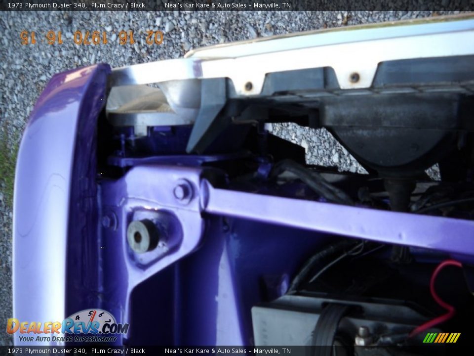 1973 Plymouth Duster 340 Plum Crazy / Black Photo #19