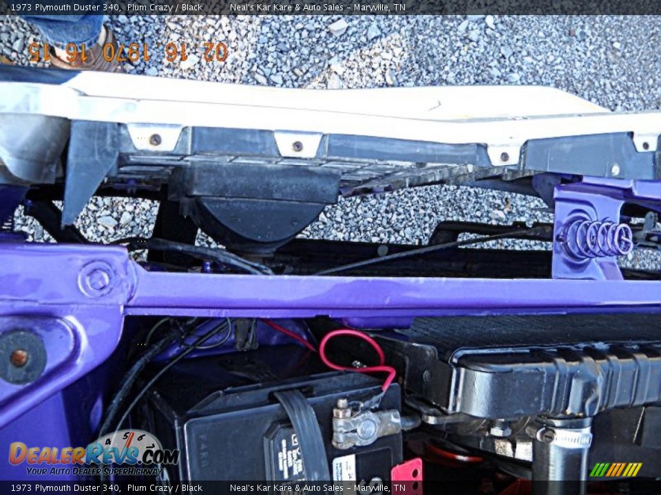 1973 Plymouth Duster 340 Plum Crazy / Black Photo #20