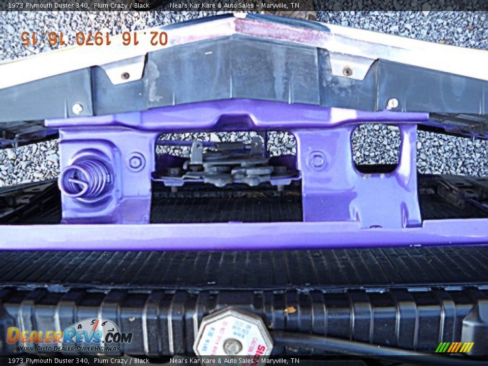 1973 Plymouth Duster 340 Plum Crazy / Black Photo #21