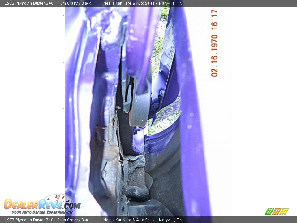 1973 Plymouth Duster 340 Plum Crazy / Black Photo #31