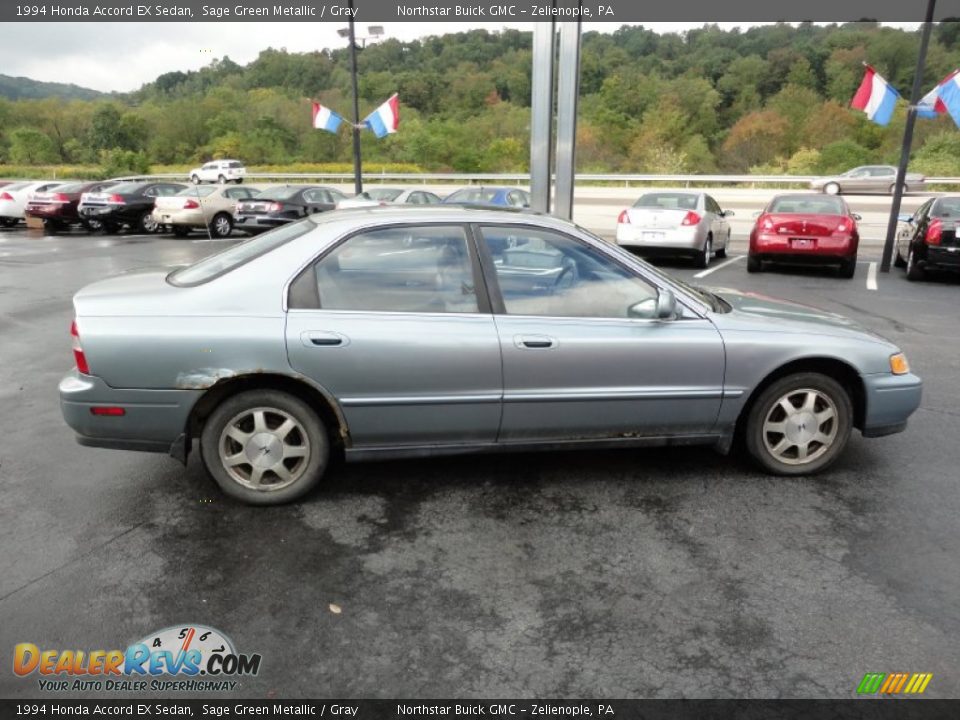 1994 Honda Accord EX Sedan Sage Green Metallic / Gray Photo #6