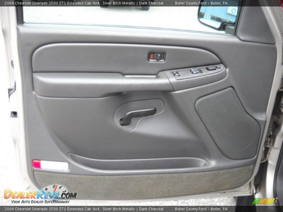 2004 Chevrolet Silverado 1500 Z71 Extended Cab 4x4 Silver Birch Metallic / Dark Charcoal Photo #6