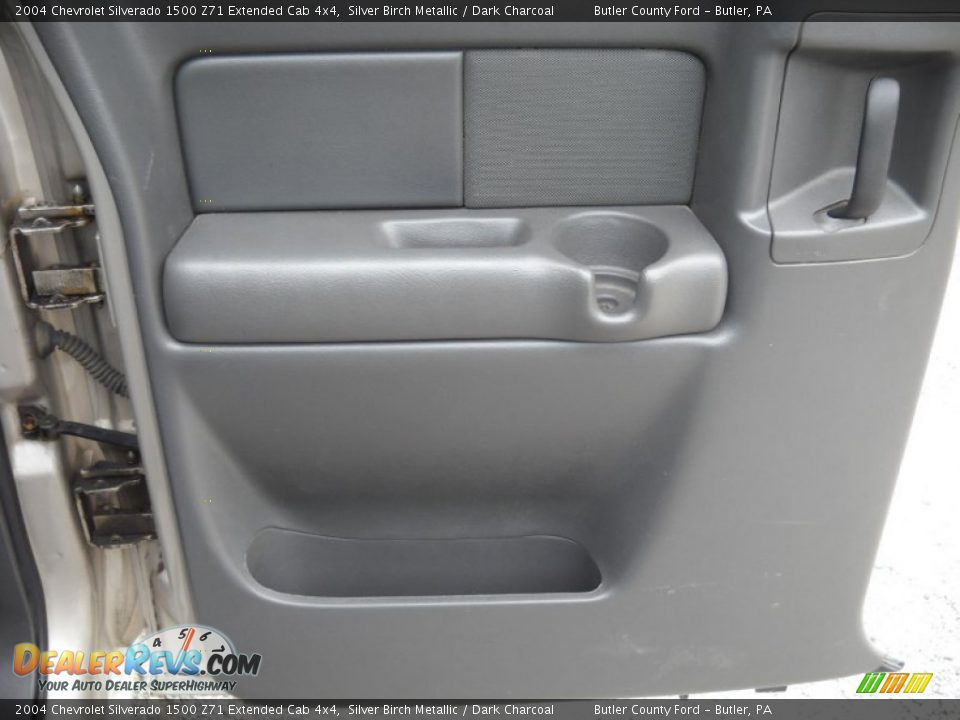 2004 Chevrolet Silverado 1500 Z71 Extended Cab 4x4 Silver Birch Metallic / Dark Charcoal Photo #10