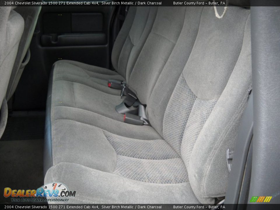 2004 Chevrolet Silverado 1500 Z71 Extended Cab 4x4 Silver Birch Metallic / Dark Charcoal Photo #11