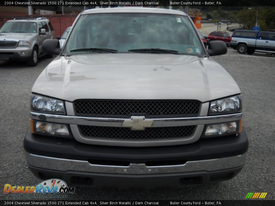 2004 Chevrolet Silverado 1500 Z71 Extended Cab 4x4 Silver Birch Metallic / Dark Charcoal Photo #19