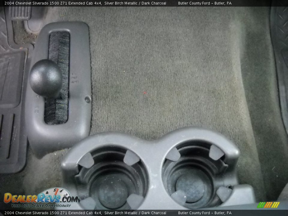 2004 Chevrolet Silverado 1500 Z71 Extended Cab 4x4 Silver Birch Metallic / Dark Charcoal Photo #23