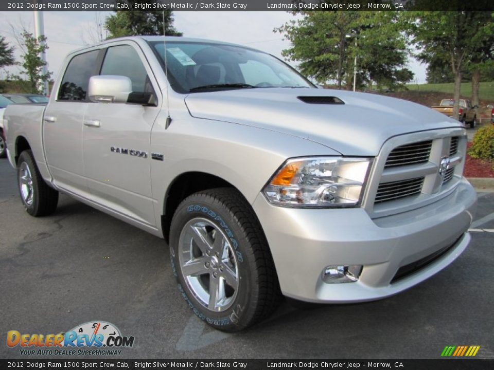 Bright Silver Metallic 2012 Dodge Ram 1500 Sport Crew Cab Photo #4