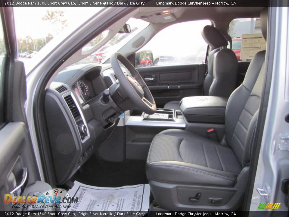 Dark Slate Gray Interior - 2012 Dodge Ram 1500 Sport Crew Cab Photo #7