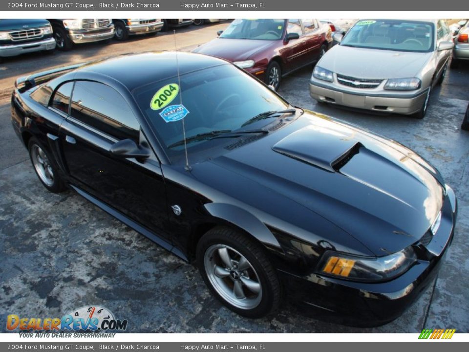 Black 2004 Ford Mustang GT Coupe Photo #4