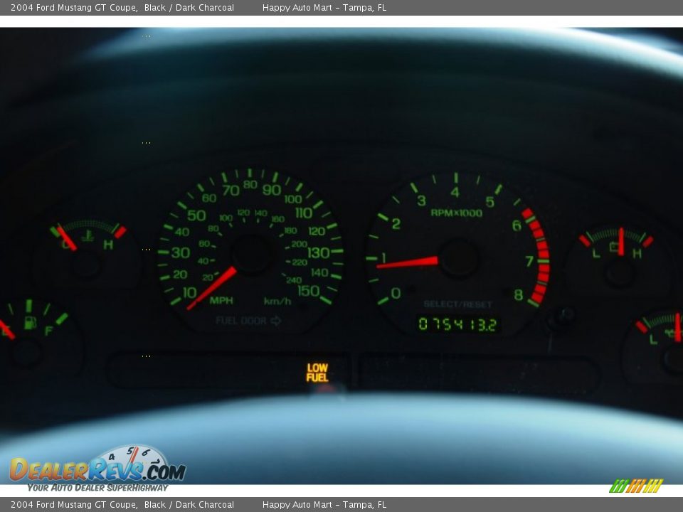 2004 Ford Mustang GT Coupe Gauges Photo #7