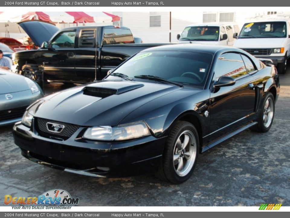 Front 3/4 View of 2004 Ford Mustang GT Coupe Photo #10