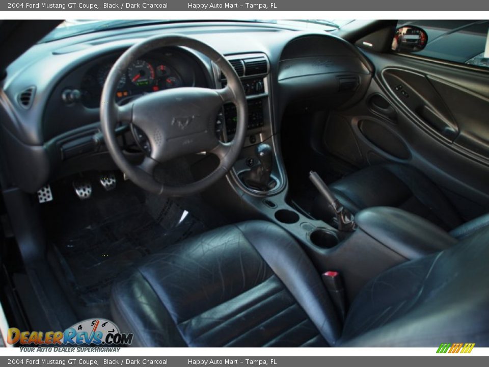 2004 Ford Mustang GT Coupe Black / Dark Charcoal Photo #16