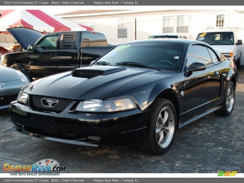 2004 Ford Mustang GT Coupe Black / Dark Charcoal Photo #28