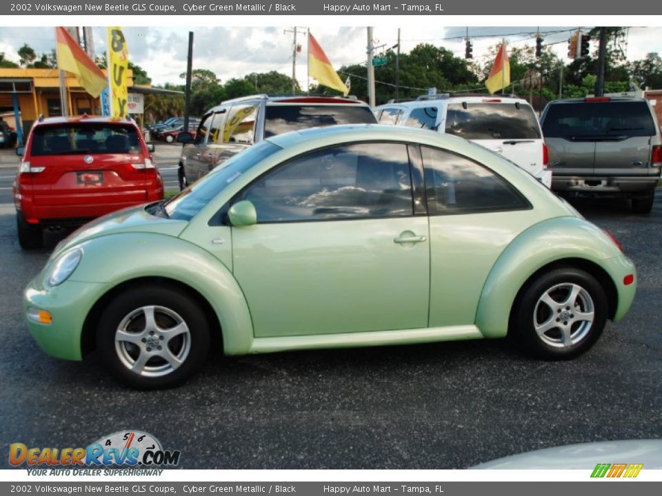 Cyber Green Metallic 2002 Volkswagen New Beetle GLS Coupe Photo #11