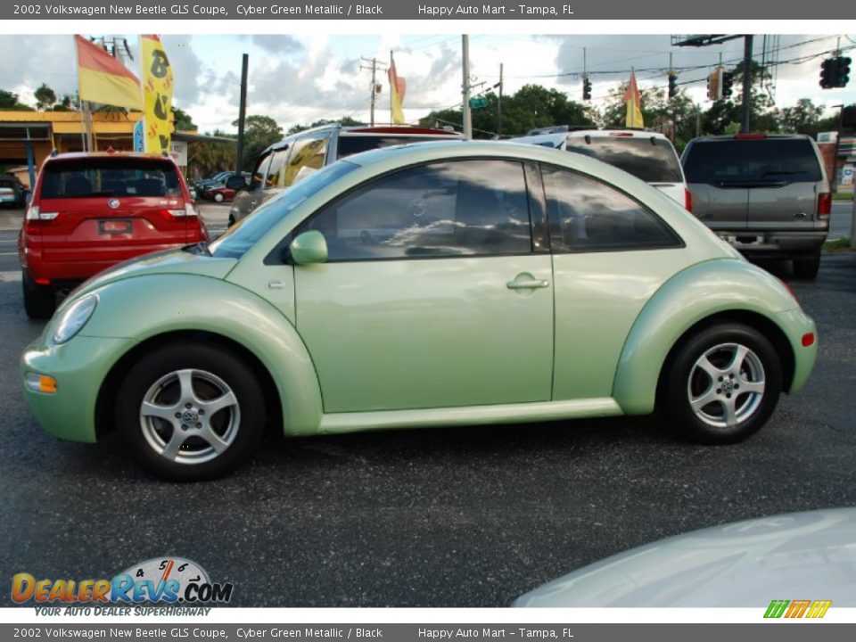 Cyber Green Metallic 2002 Volkswagen New Beetle GLS Coupe Photo #12