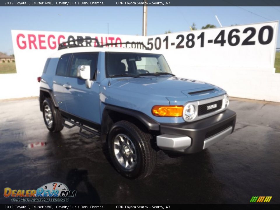 2012 Toyota FJ Cruiser 4WD Cavalry Blue / Dark Charcoal Photo #1