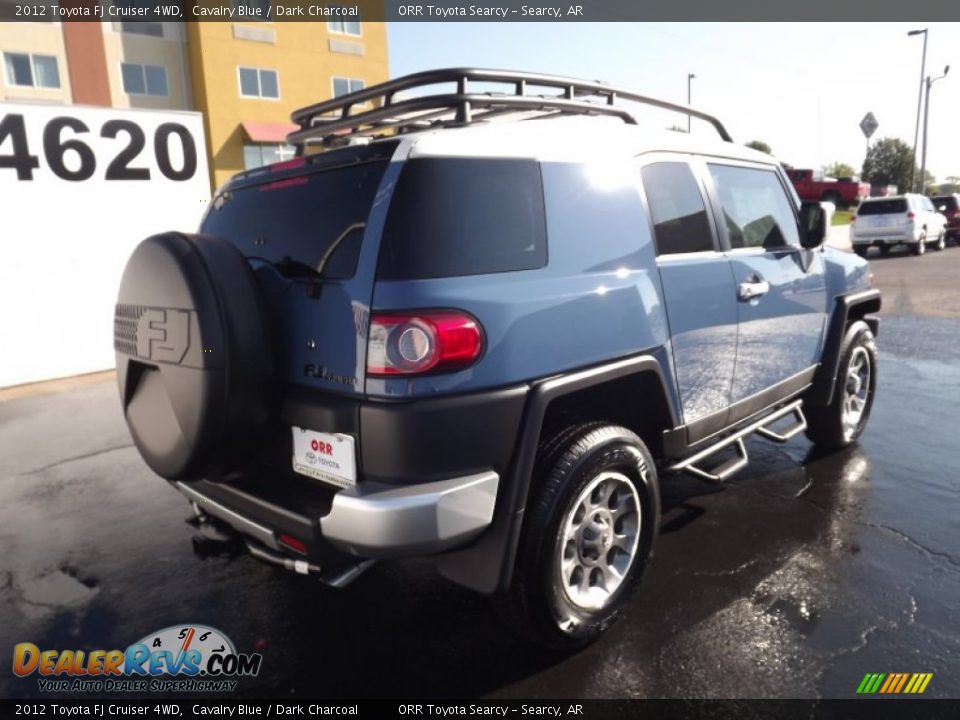 2012 Toyota FJ Cruiser 4WD Cavalry Blue / Dark Charcoal Photo #7