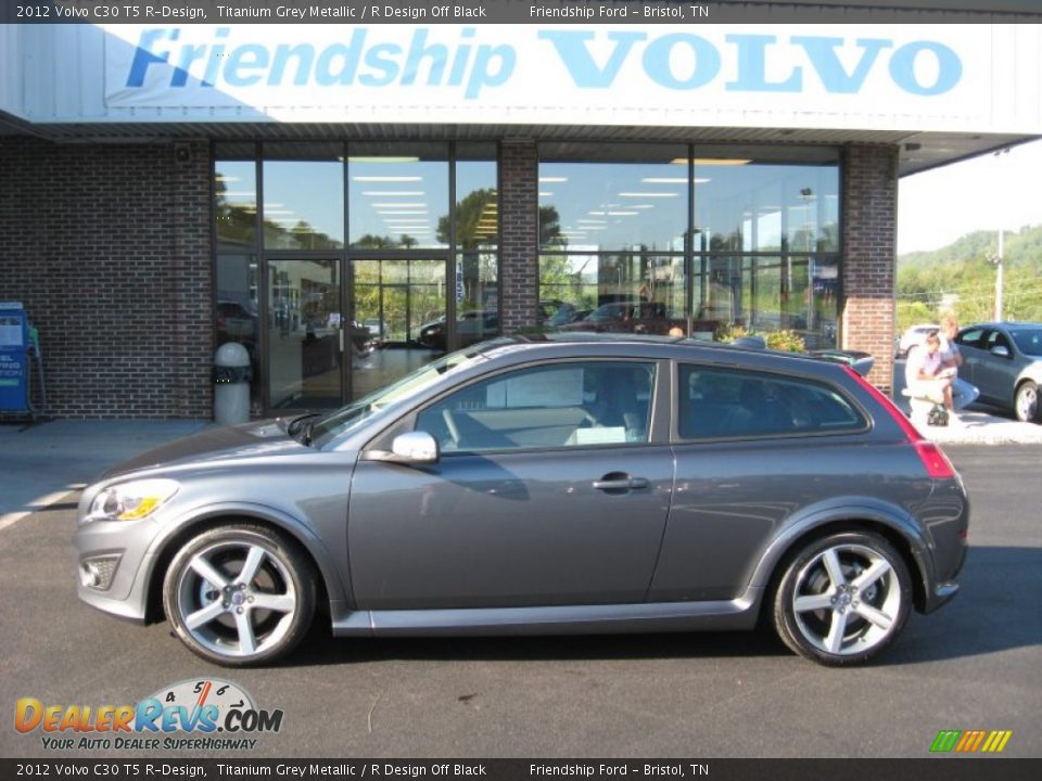 2012 Volvo C30 T5 R-Design Titanium Grey Metallic / R Design Off Black Photo #1